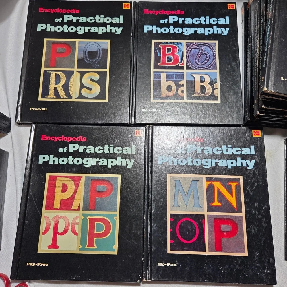 Kodak Encyclopedia of Practical Photography Hardcover Set Volumes 2-14 Index